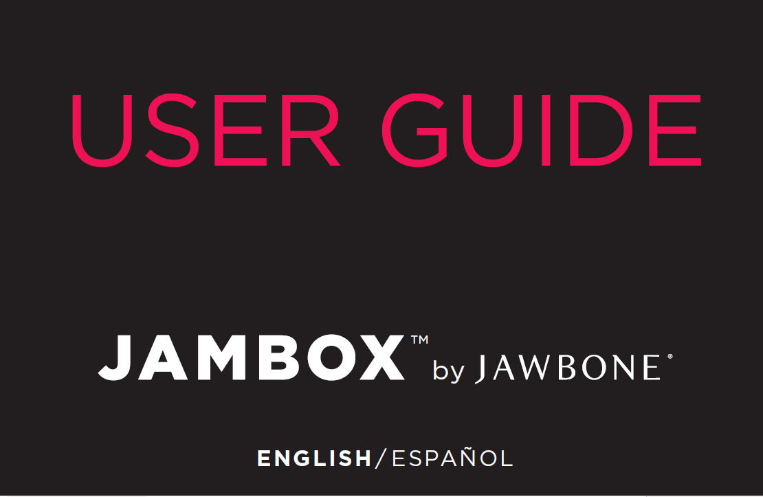 jawbone big jambox manual